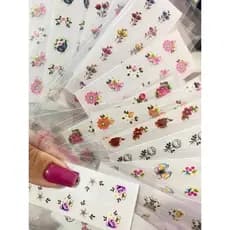 600 películas para unhas artesanal 3D Modelos Variados