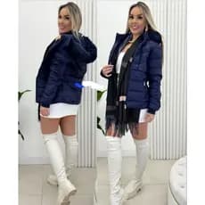 jaqueta microfibra bobojaco forrada de pelucia  femenina motoqueira mr