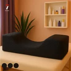 Almofada Lash Pillow Preta Travesseiro para Pescoço e Extensão de Cílios
