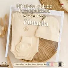 kit 5 10 15 20 Saquinho Maternidade Personalizado 30x30 - Estampa DTF Premium - Envio Mais Rápido