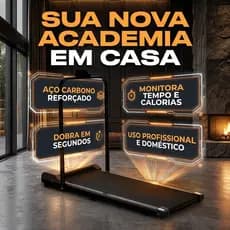 Esteira Elétrica Knakasaki Sport 120kg Sistema Amortecimento Silencioso Treino Em Casa Promoção