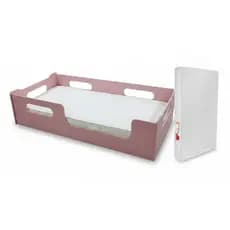 Cama Infantil Montessoriana Completa Com Colchão Segura Com Grade Proteção Ideal Para Criança