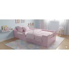 Cama Montessoriana Infantil Com Proteção Lateral Segurança Criança Ideal Quarto Bebê Menino Menina