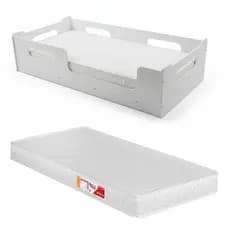 Cama Montessoriana Infantil Com e sem Colchão Baixa Com Proteção Lateral Criança Menino Menina