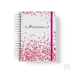 Caderno Personalizado Corações