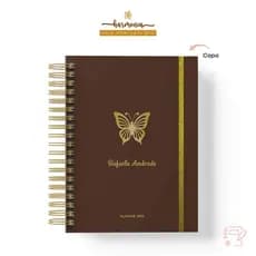Planner Personalizado 2026 Datado - Escolha o mês de inicio - com Caixa Cartonada - Harmonia - Neutro