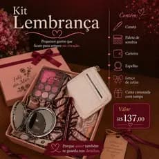 Kit Lembrança especial Feliz dia das Mães 2026 - Presente Personalizado - Mimo Especial na Caixa Cartonada