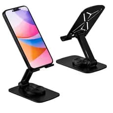 Suporte Para Celular Alumínio Mesa Ajustável Giratório 360° Super Reforçado