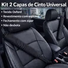 KIT 2x Capas de Cinto de segurança serve para qualquer veículo Tecido Oxford (O PAR)COM ZÍPER