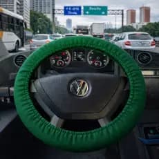 CAPA DE VOLANTE PARA ÔNIBUS CAMINHÃO(VERDE)
