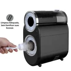 Higienizador e Limpador Automático de Escovas Stylance 2 em 1 Compacto Com Vapor Quente Ideal Para Salão e Barbearia
