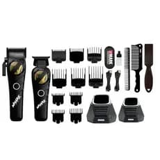 Máquina de Cortar Cabelo Wmark NG-8613 Corte + Acabamento Bivolt