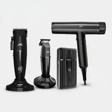 Kit Jrl Onyx Black 3 Corte Acabamento Shaver Secador 110/220