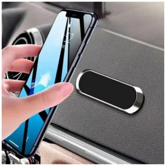 Suporte Magnético em Faixa Automotivo Universal Montável Multifuncional para Celular/GPS