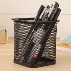 Porta Lápis Caneta Quadrado Organizador de mesa para Escritório, Home Office, Estudos