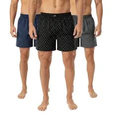 kit Com 3 Cueca Samba Canção Pijama Masculino