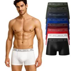kit 5 Cuecas Boxer Box Masculina Microfibra
