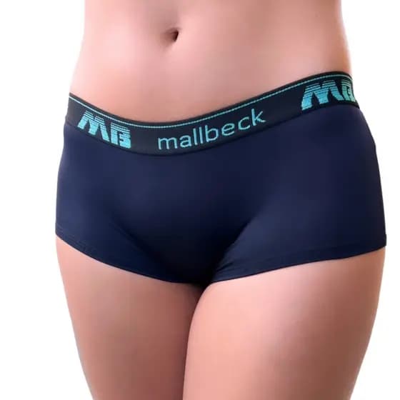Kit 10 Calcinhas Boxer Feminina Microfibra