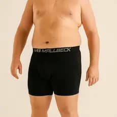 Kit 3 A 6 Cuecas Box Boxer Plus Size Mallbeck Microfibra Adulto Cueca
