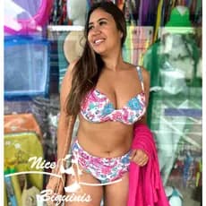 Biquíni Bojo alça de sutiã, biquini com alça regulagem confortável - M ao 52- AVULSO