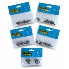Chumbada de Pesca Reposição Rodadinha Leve 4g até 24g Chumbo para Pesca Troca Rapida - Smart Chumbo