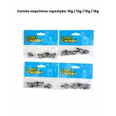 Kit Chumbada De Pesca Chumbo Para Pesca Diversos Pesos Pescaria - Smart Chumbo