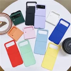 Capa Capinha Case aveludada para Z Flip3 e Z Flip4 e Z Flip5 Z FLIP6 Z FLIP7