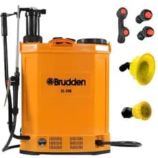 Pulverizador Elétrico 2 em 1 A Bateria E Manual Brudden Ss20-b 20 Litros Bomba Costal Veneno Jardim Agrícola