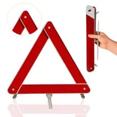 Triangulo De Segurança Para Carro Sinalização De Segurança Sinalizador Automotivo Carro Veículo Acidente