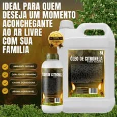 Óleo Citronela Para Tochas Lampiões Lamparinas Óleo Essencial Puro