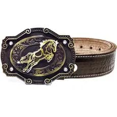 Cinto Country com Fivela Rodeo Original Cavalo Cinto Masculino CV