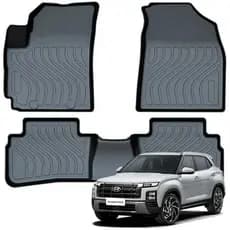 Jogo De Tapete Automotivo Bandeja De Borracha Protetora Para Hyundai Creta Conjunto 3 peças 3D Ekap