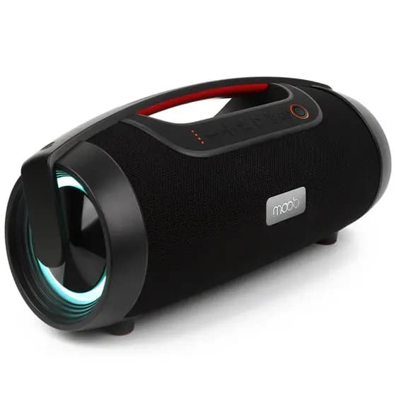Caixa de Som 80w Moob Live Bluetooth 5.0 Resistente á Água IPX5 Led Função TWS Google e Siri Bivolt