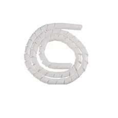 ORGANIZADOR DE CABO ESPIRAL TUBO 3/4" BRANCO 1 METRO LBRX