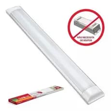 LUMINÁRIA TUBULAR LED SLIM BIVOLT 6500K OUROLUX