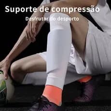 Meias Esportivas Antiderrapantes Meias de Futebol Suporte Panturrilha Absorventes AntiAtrito e Respiráveis Proteção