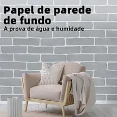 Papel de parede adesivo fácil de instalar seguro e inodoro antibacteriano e antimofo impermeável e à prova de umidade