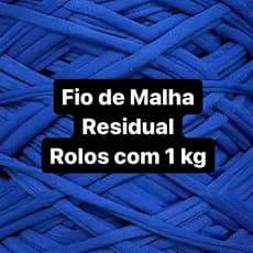 Fio de Malha Residual 1kg Crochê Cores Sortidas Barbante Sustentável para Bolsas Tapetes Artesanato
