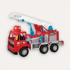 Caminhão Bombeiro Infantil Fire Magic Toys Com Bomba De Água Funcional -- Aventura e Diversão