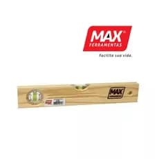Nivel De Madeira Com 2 Bolhas 30cm Max