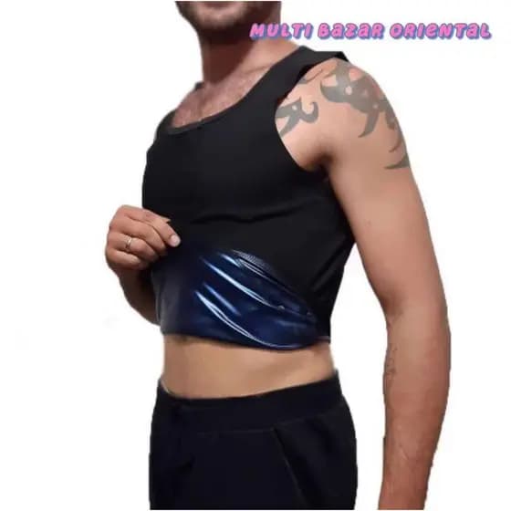 Camiseta/Bermuda Térmica Para Perder Peso/Cinta Emagrecedora/Reduzir Medidas Masculina/Feminina
