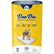Tapete Higiênico 30 Unidades Pets Cães e Gatos Duo Dia A65 Para Xixi, 85x60 - Petmais