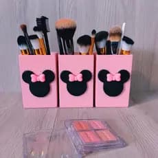 Kit porta pincel de maquiagem Minnie