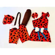 Fantasia Infantil BAMBAM e PEDRITA (Flintstones)