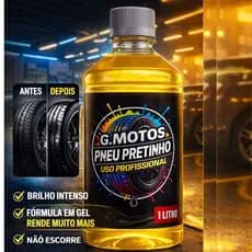 1 LITRO Pretinho Baba De Camelo Automotivo Carro Moto Super Concentrado - Brilho Que Não  Escorre