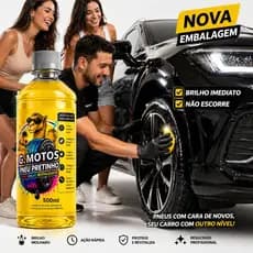 Baba de Camelo 500ML Pneu Pretinho Linha G Motos Brilho Imediato