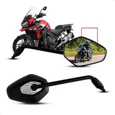 Retrovisor Modelo Fixo Tiger Triumph 1200 Rosca Honda