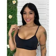 Kit 3 Top Costa Nua Cropped Sem Bojo