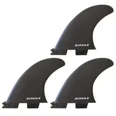 Quilhas Surf M3 (Jogo triquilhas) Encaixe Fcs 2 Quilha Surf Expans Rigida e Sistema Anti Corte