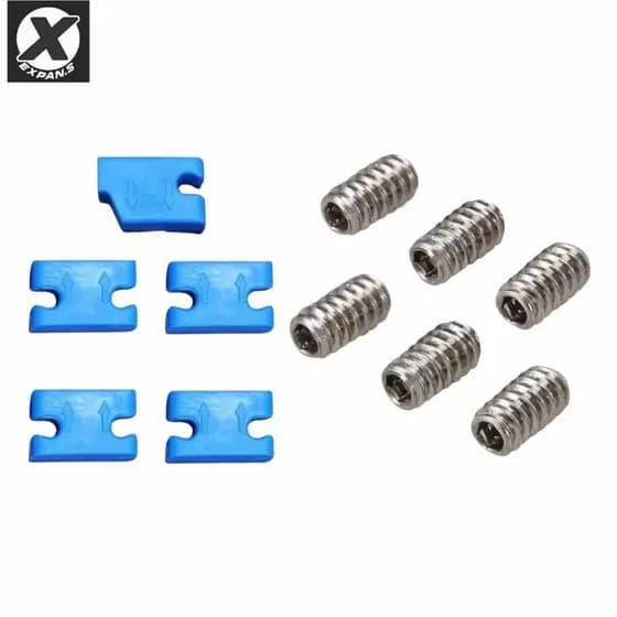 Adaptador De Quilha Surf Fcs 2 + Parafuso de Inox Quilhas para Prancha de Surf Expans